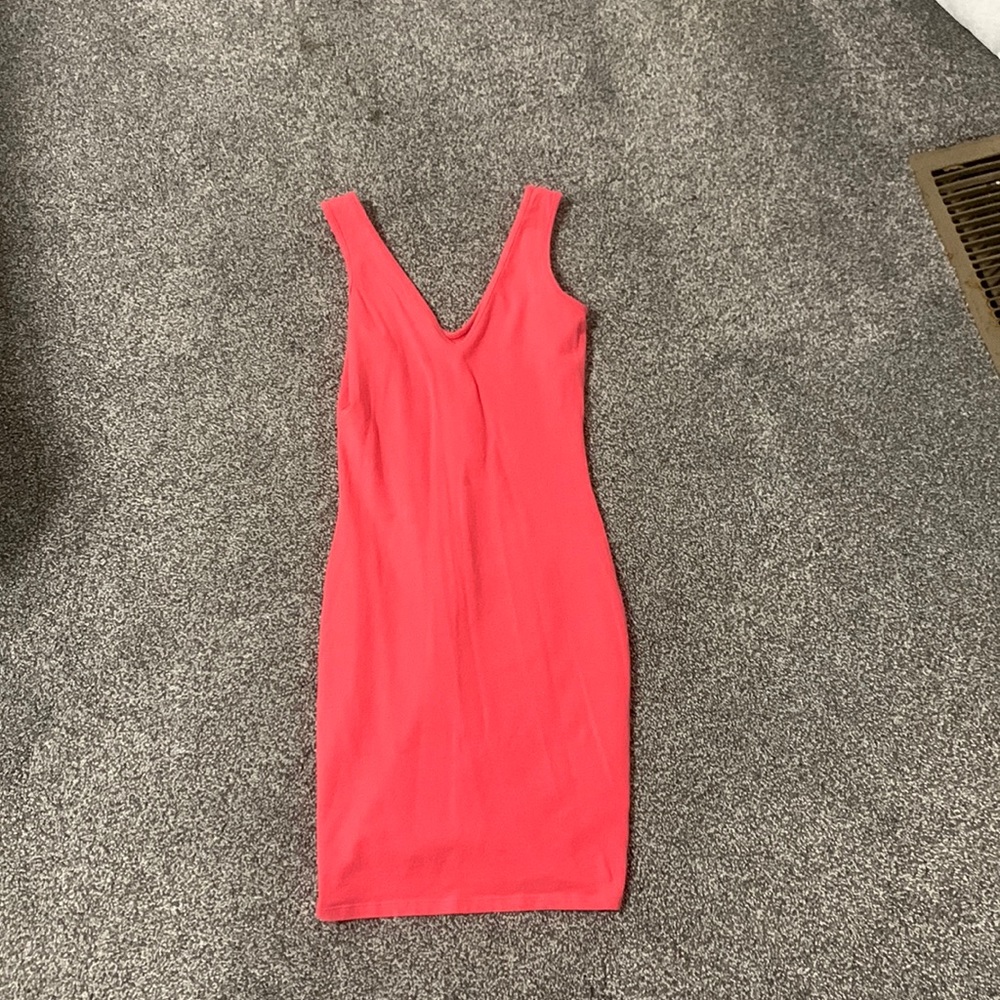 coral dress